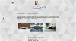 Desktop Screenshot of casaricca.com.br